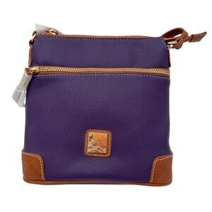 Purple Purse Handbag Pebble Finish Brand New Plum